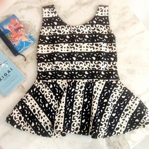 Party Top With Clinched Waist